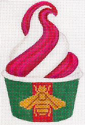 Mini Designer Dessert – Gucci Raspberry Swirl Soft Serve       OM-438