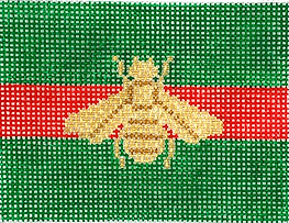Planet Earth Insert – Gucci-Inspired Gold Bee On Green w/ Red Stripe INSPCC-38