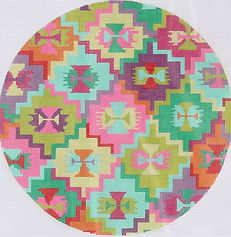 Kilim Round – Circus Palette PL-157