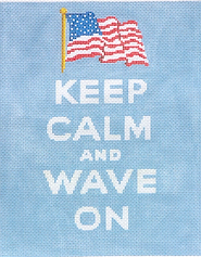 “Keep Calm…Wave On“ (Us Flag) SS-157