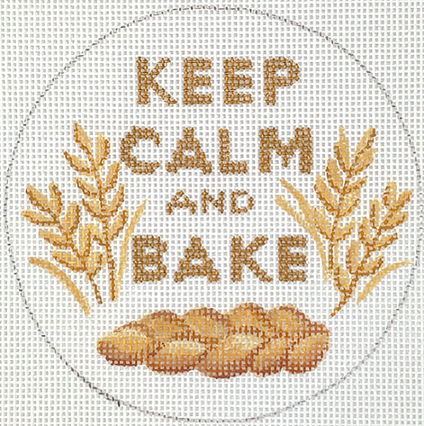 4” Round – Keep Calm & Bake Challah INSMC-76
