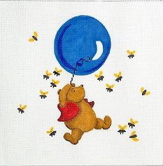 Winnie-The-Pooh w/ Balloon & Bees PL-582