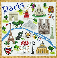 Paris Landmarks Collage PL-579