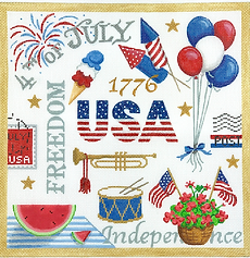 Collage – 4Th Of July Celebration – Red, White, Blue, Etc. PL-432