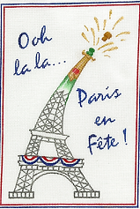 Ooh La La…Paris En Fête! Eiffel Tower Champagne Bottle PL-581