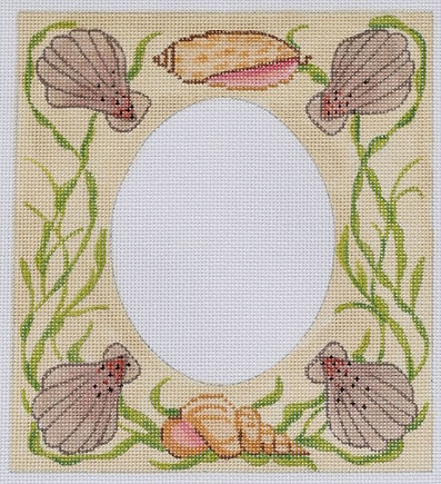 Frame – Small Mixed Shells & Seaweed – On Sand FR-29