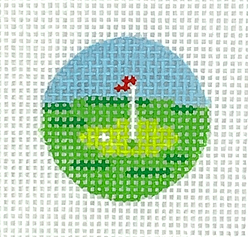Planet Earth Key Ring Insert – Golf Putting Green PKR-03