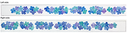 Belt – Hydrangeas – Shades Of Blue & Lavender BL-100
