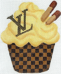Mini Designer Dessert – Lv Cupcake w/ Caramel Buttercream        OM-436