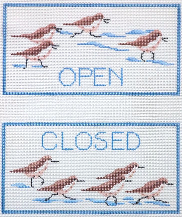 “Open/Closed” Sandpipers (2-Sided) DH-20