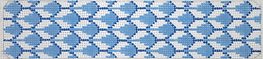 Cuff/Bookmark – Herend-Inspired Fishnet – Blues CU-67