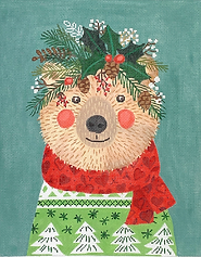 Christmas Squad – Bear On Sage Green MIAC-PL-04