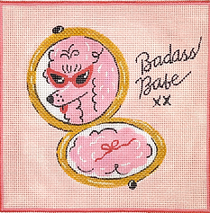 Badass Babe Poodle Compact KRM-PL-02