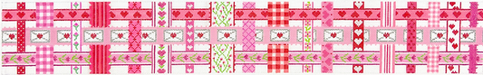 Valentine’s Day Basket – Woven Ribbons w/ A Valentine Theme BAS-07