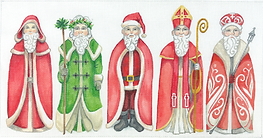 Five International Saint Nicholas Portraits       AT-PL-08