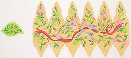Christmas Ornament – 12 Days Stuffed Pear – Calling Birds (Day 4) (Stitch Guide Available) XM-97