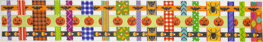 Halloween Basket – Woven Ribbons w/ A Halloween Theme BAS-03