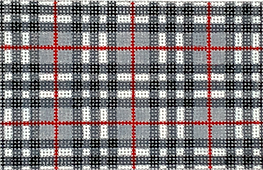 Planet Earth Passport Cover Insert – Gentleman’S Plaid – Gray, Black & Red INSPPP-05
