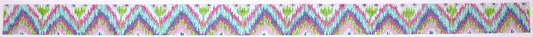 Wide Belt /Bag Strap – Ikat – Greens, Blues & Pinks WBL-09