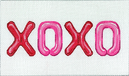 “Xoxo” In Balloon Letters – Red & Pink     SS-265