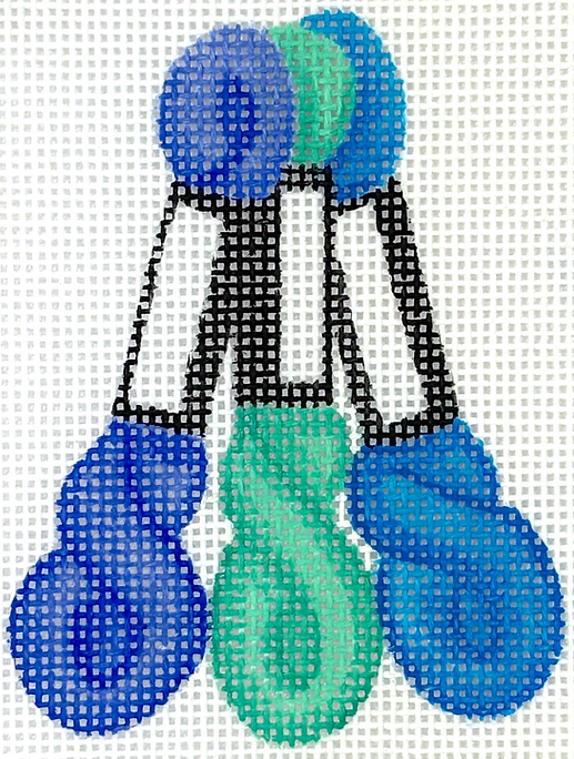 Mini/Bag Charm – Pepper Pot Threads – Blues        OM-473