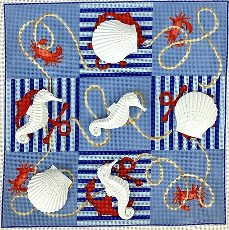 Accessory Set For Tic Tac Toe Board Ttt-02 – 5 White Resin Scallops & 5 White Resin Seahorses ATTT-02