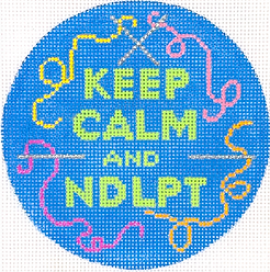 4” Round – Keep Calm & Ndlpt INSMC-80