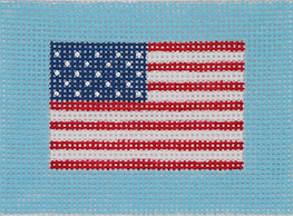 Planet Earth Insert – American Flag On Sky Blue INSPCC-18