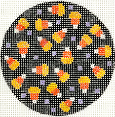 Halloween Mini – Candy Corn – On Black OM-403