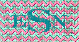Zigzag – Turquoise & Hot Pink INSPCL-30