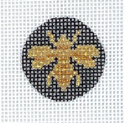 Planet Earth Key Ring Insert – Gold Bee On Black PKR-19