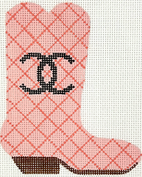 Mini Cowgirl Boot – Chanel C’S On Quilted Diamonds OM-384