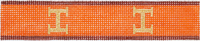 Key Fob – Hermès H’S – Gold, Brown & Orange KF-30
