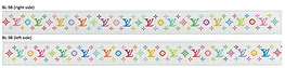 Belt – Lv – Multicolor On White BL-98
