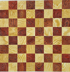 Chess/Checkers Board – Rosewood And Golden Maple CHB-03