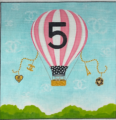 Designer Scarf Series – Chanel-Inspired Ballon w/ Double C Clouds PL-565