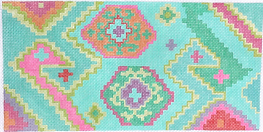 Kilim Rectangle w/ Duck Head Motif – Circus Palette PL-153