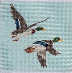 5” Square Insert – Mallards In Flight INSTB-01