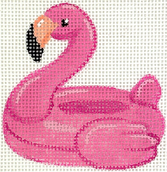 Mini/Bag Charm – Flamingo Pool Floatie       OM-474