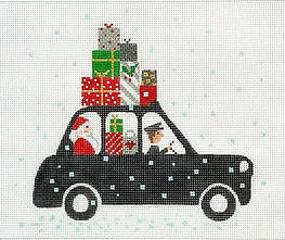 London Christmas – Cab w/ Santa & Gifts KH-PL-27