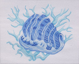Helmet Shell w/ Coral – All In Shades Of Blue PL-381