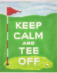 “Keep Calm & Tee Off” (Golf) SS-230