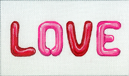 “Love” In Balloon Letters – Red & Pink     SS-264