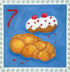 Hanukkah Stamp #7 – Hanukkah Donuts & Challah     PL-607