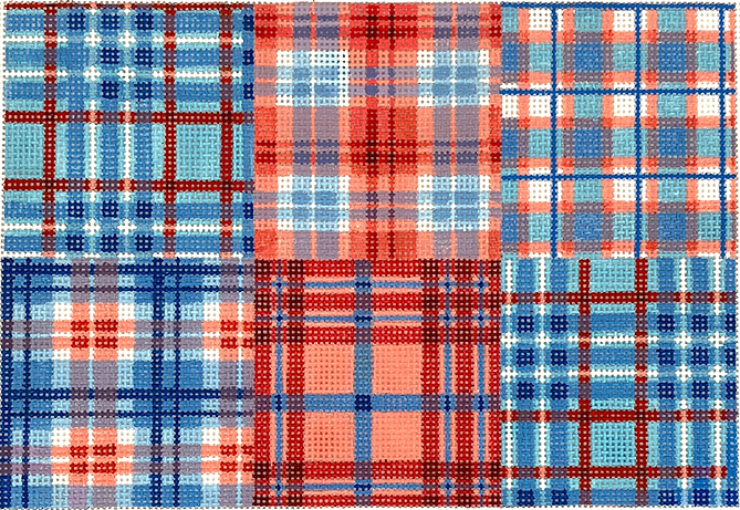 Clutch – Madras – Red, White & Blue CL-09