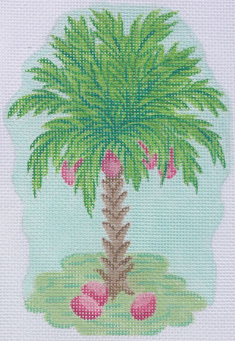 Tropical Mini – Palm Tree w/ Pink Coconuts OM-86