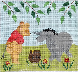 Small Pooh & Eyeore w/ Honey Pot PL-170