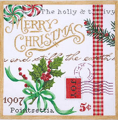 Christmas Collage #2 – w/ Holly & Peppermints PL-370