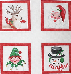 Set Of 4 Coasters – Christmas Characters CO4-42