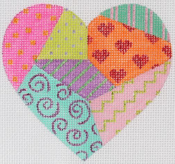 Mini Heart – Funky Fiesta Patchwork #1 OM-128